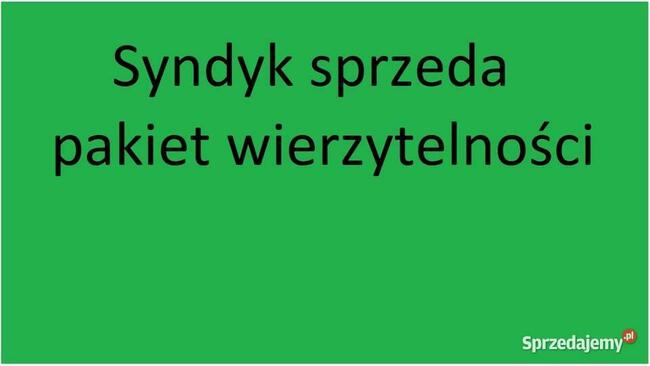 Syndyk Sprzeda Pakiet Wierzytelno Ci Krak W