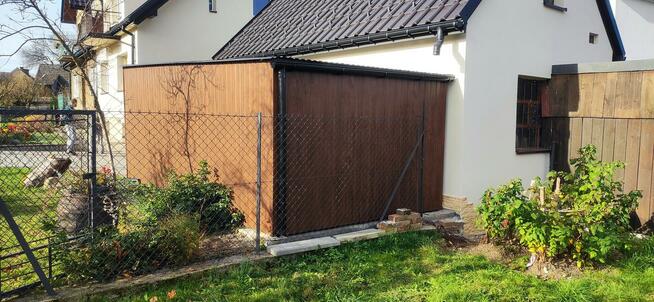 Garaż blaszany z profila