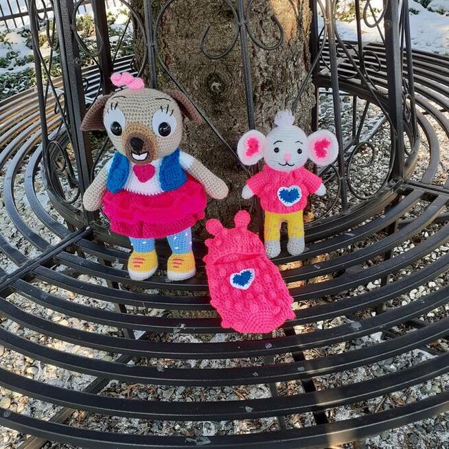 Frytka i Kartofelcia + śpiworek komplet