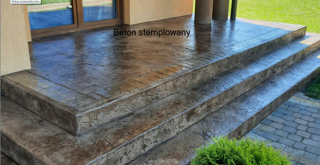 Beton stemplowany, beton dekoracyjny, posadzki - Koszalin