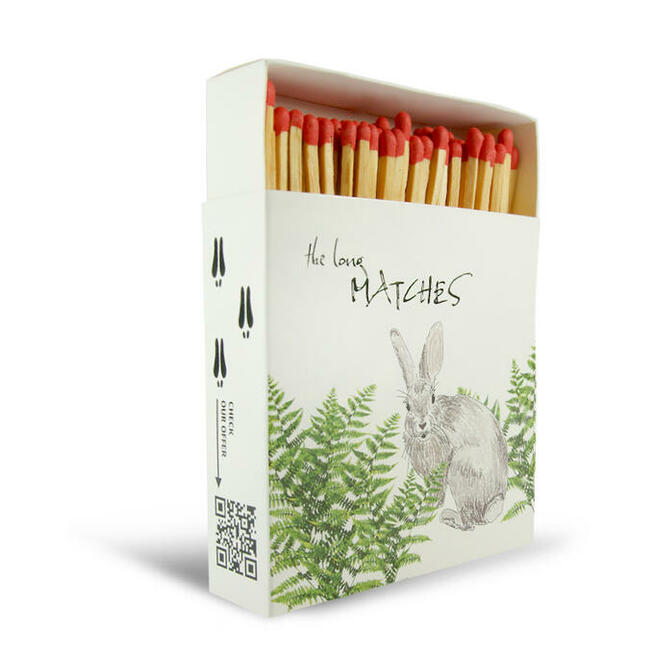 Zapałki Długie seria Natura - różne rodzaje