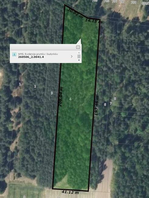 Działka 8081m2 Rytlów woj. Świętokrzyskie