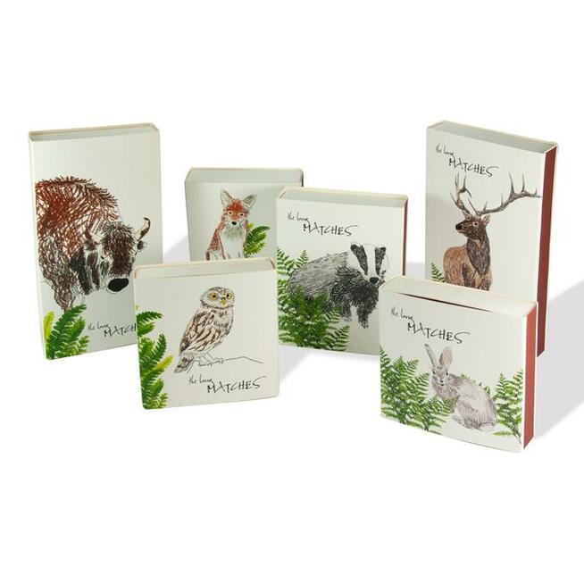 Zapałki Długie seria Natura - różne rodzaje