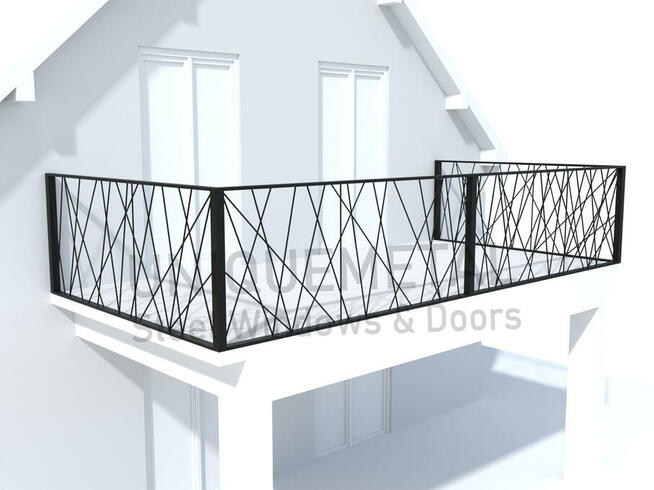 Balustrada tarasowa, balkonowa - projekt, wykonanie, montaż