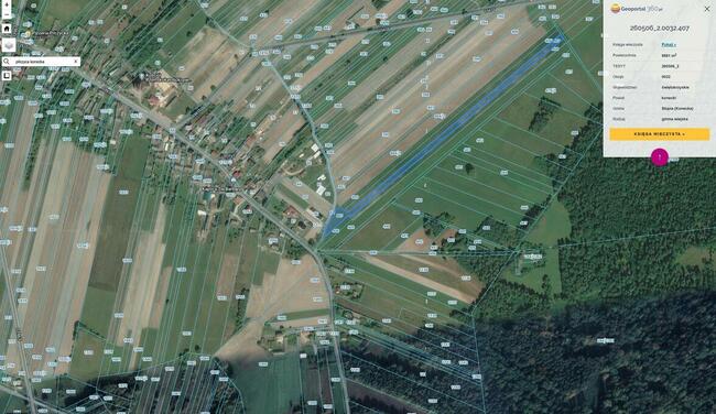 Działka 8881 m2 Pilczyca Świętokrzyskie