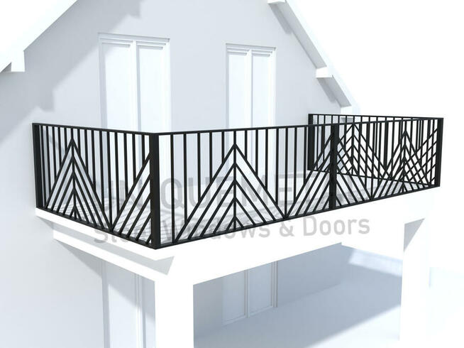 Balustrada tarasowa, balkonowa - projekt, wykonanie, montaż