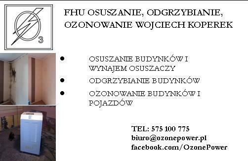 wynajem osuszaczy