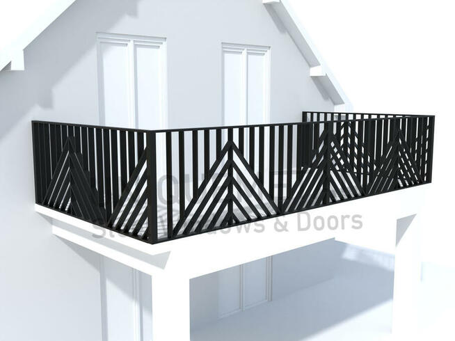 Balustrada tarasowa, balkonowa - projekt, wykonanie, montaż