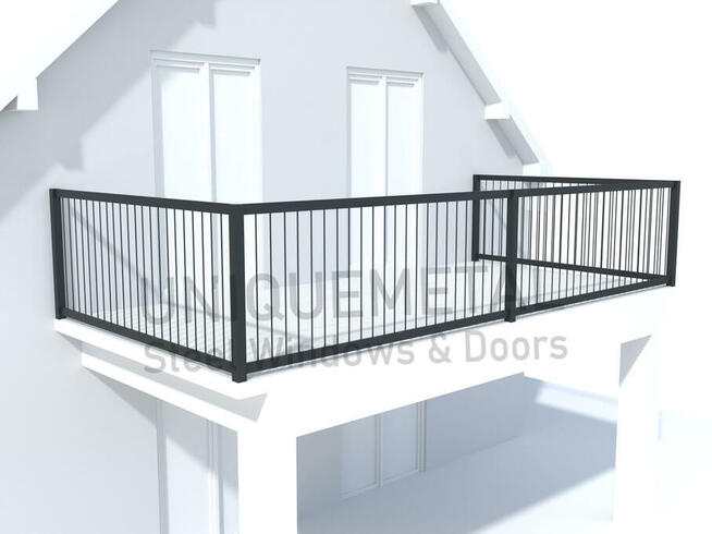Balustrada tarasowa, balkonowa - projekt, wykonanie, montaż