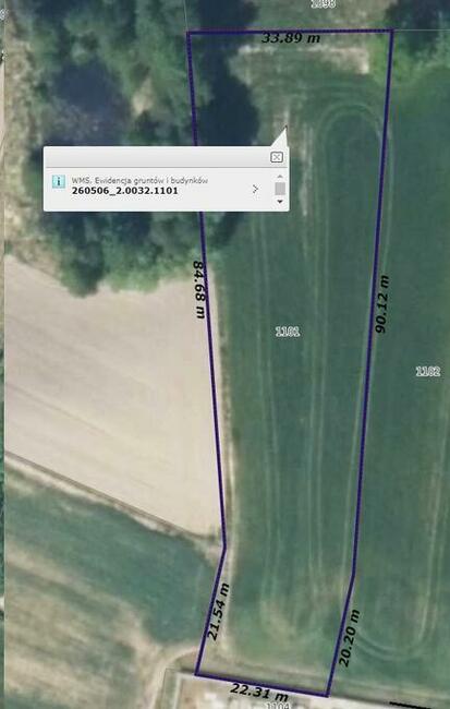 Działka 2845 m2 Pilczyca Świętokrzyskie