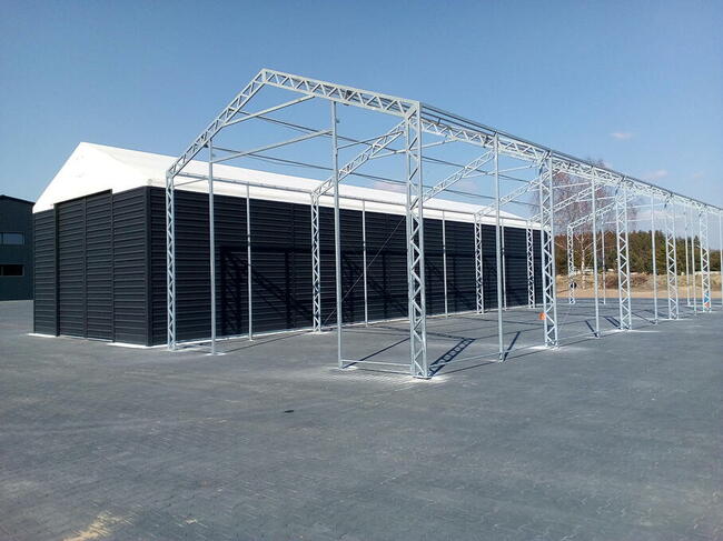 Hala namiotowa całoroczna magazyn wiata garaż rolnicza