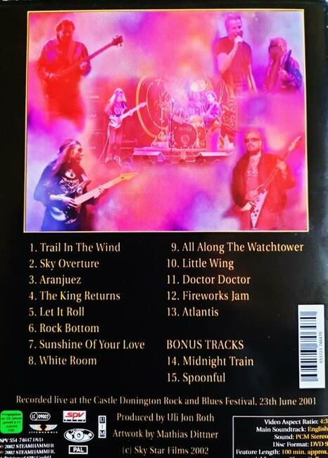 Polecam DVD Rewelacyjny Koncert Uli John Roth z UFO +Jack B