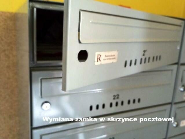 Wymiana zamka w skrzynce na listy pocztowej Warszawa