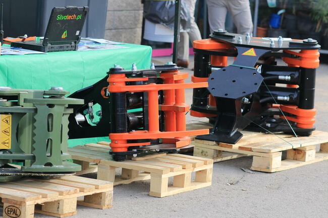 Ciężka GŁOWICA ŚCINKOWA do KOPARKI 14t ścina drzewa do 350mm