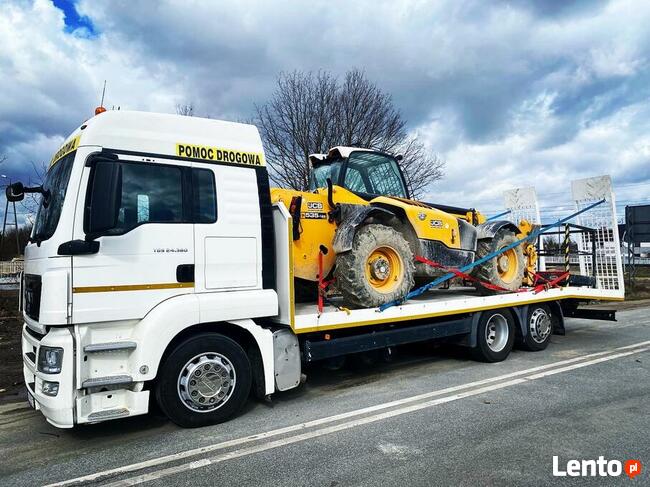 Holowanie Transport Maszyn Rolniczych Budowlanych