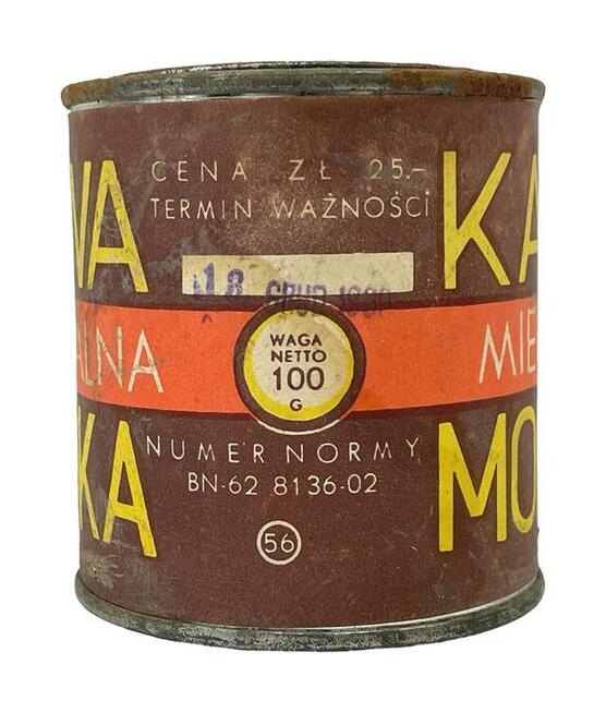 Stara puszka po kawie MOKKA 1980