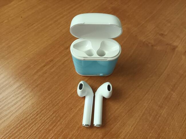 Słuchawki bezprzewodowe BT dla Android i iOS - białe, nowe