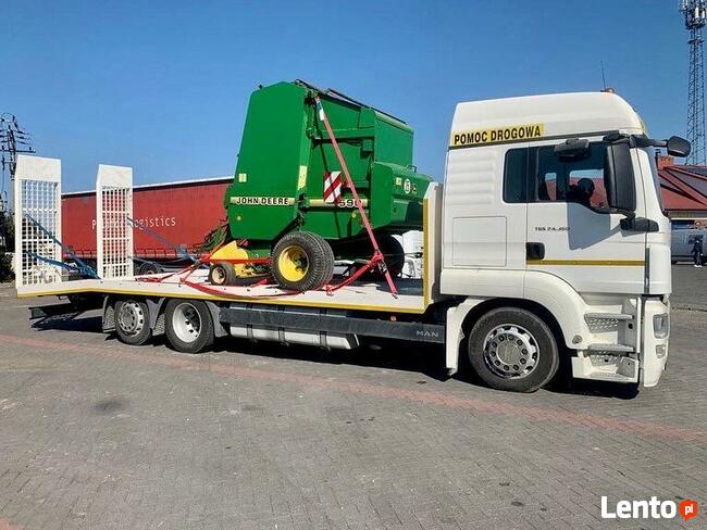 Holowanie Transport Maszyn Rolniczych Budowlanych