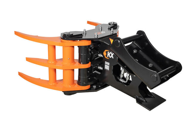 Ciężka GŁOWICA ŚCINKOWA do KOPARKI 14t ścina drzewa do 350mm