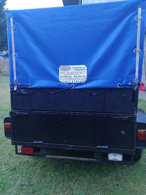 Przyczepka samochodowa z plandeką