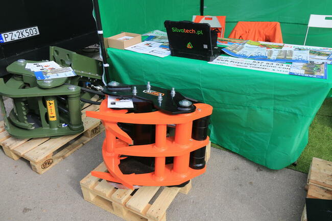 GŁOWICA ŚCINKOWA DO KOPARKI Ścina drzewa chwytak BIOMASA