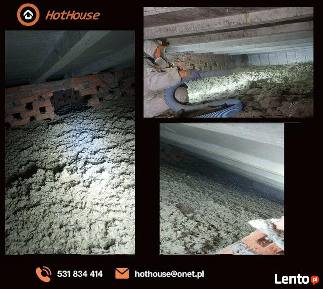 Ocieplenia, izolacje - Piana PUR, Celuloza