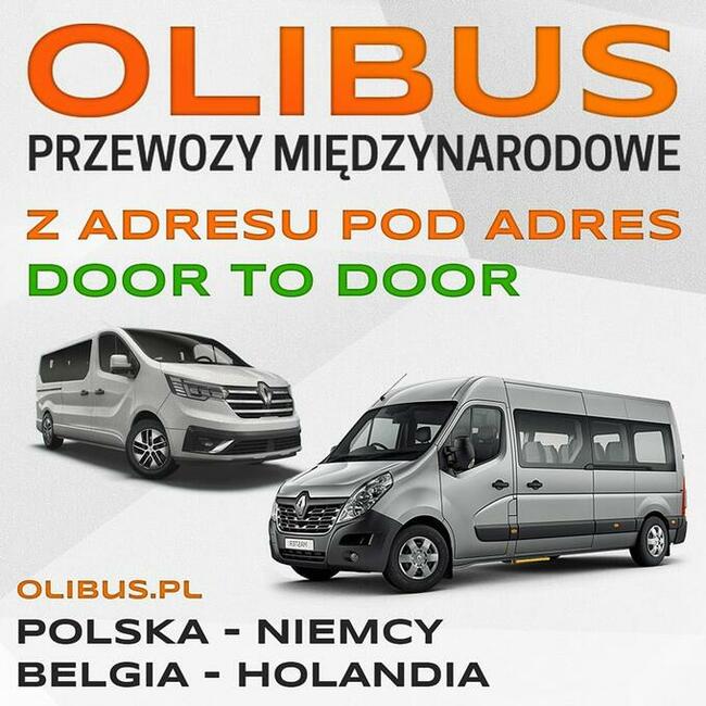 Przewóz osób POLSKA-HOLANDIA-NIEMCY-BELGIA codziennie