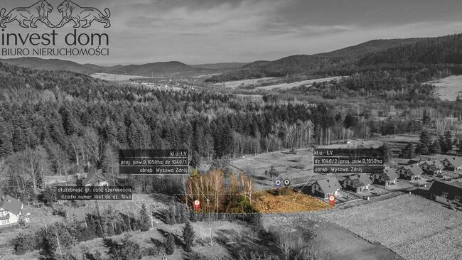 Działki budowlane w Wysowej Zdrój, of. 1328