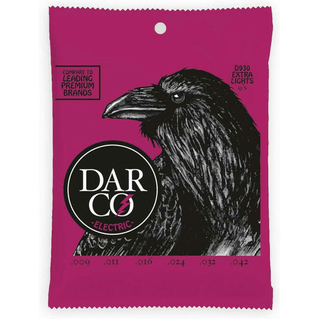 Różne struny stalowe do gitar elektrycznych