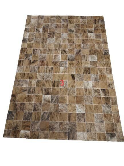 Dywan Patchwork Skóra Bydlęca Naturalna Skóra z Krowy Dywany