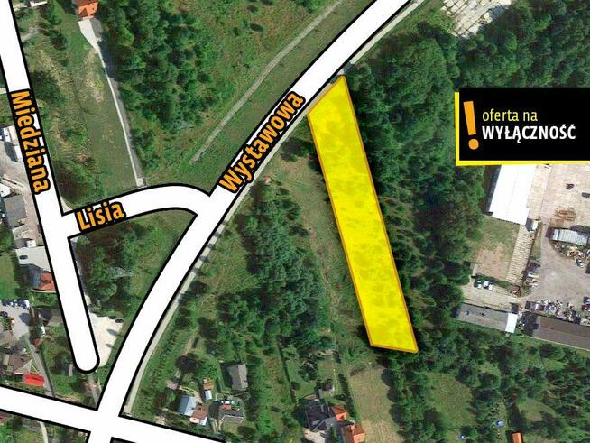 Działka inwestycyjna Kielce, Wystawowa
