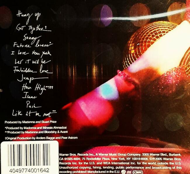 Wspaniały Album CD Madonna Confessions On A Dance Floor CD N