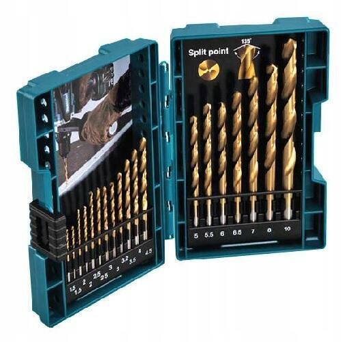 Zestaw Oryginalnych Wierteł Do Metalu Firmy Makita. Polecam.