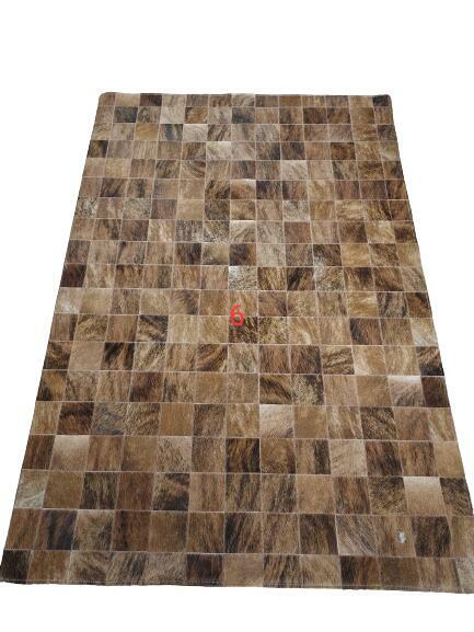 Dywan Patchwork Skóra Bydlęca Naturalna Skóra z Krowy Dywany