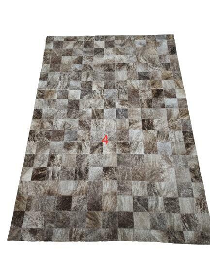 Dywan Patchwork Skóra Bydlęca Naturalna Skóra z Krowy Dywany