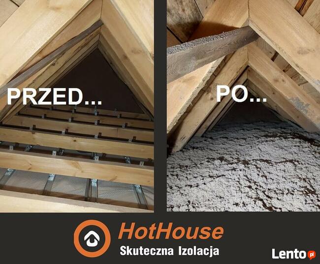 Ocieplenia, Izolacje Piana PUR, Celuloza - NAPRAWA PO KUNIE