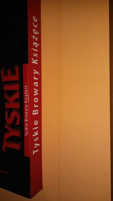 Tablica reklamowa menu Tyskie