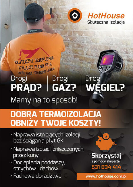 Ocieplenia - Izolacje Piana PUR, Granulat Wełny, Celulozy