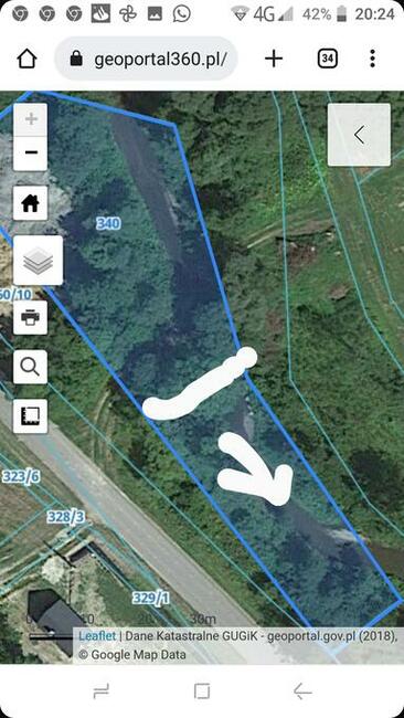 Bieszczady.Sprzedam działkę 25 km od Soliny