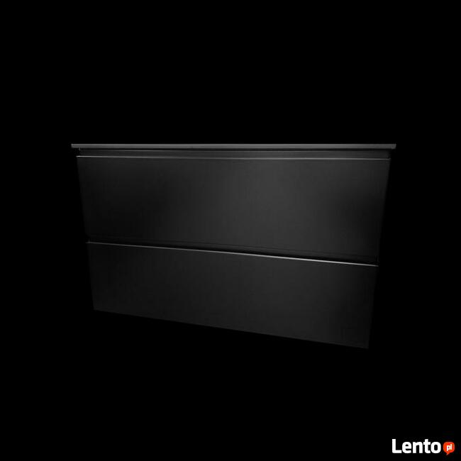 Szafka łazienkowa z blatem i umywalką (solid surface)