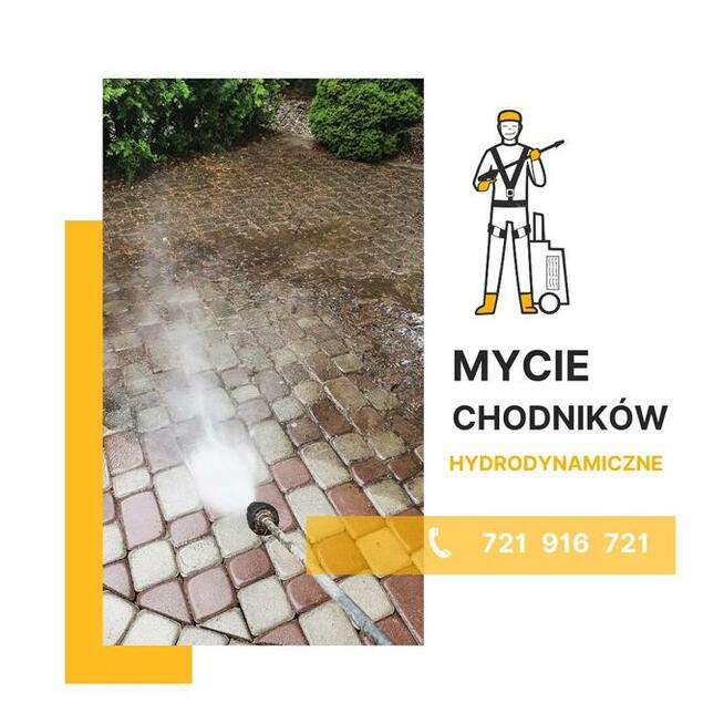 Mycie ciśnieniowe hydrodynamiczne: dachu, elewacji, kostki b