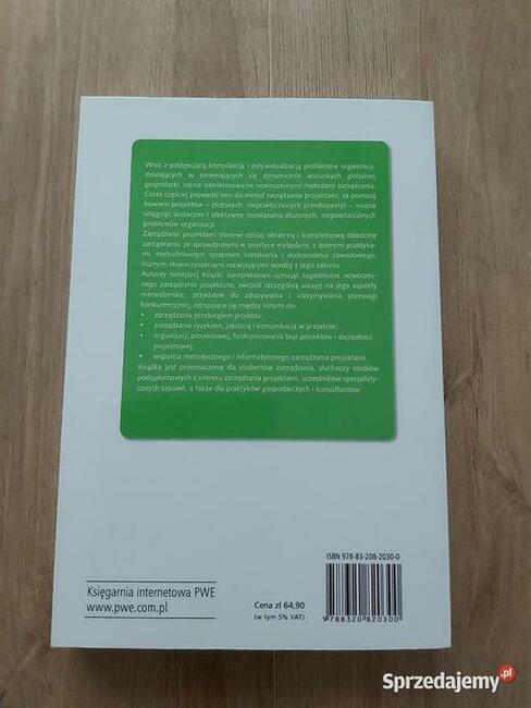Książka „Nowoczesne zarzadzanie projektami, Red.nauk, Trocki