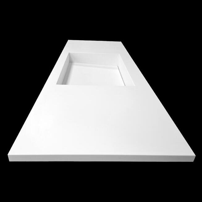 Umywalka łazienkowa z odpływem liniowym 140x47x2.4cm