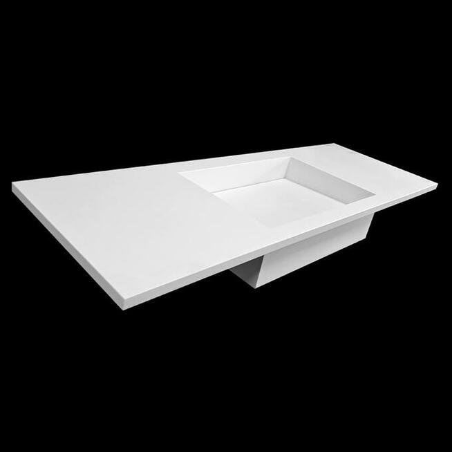 Umywalka łazienkowa z odpływem liniowym 140x47x2.4cm