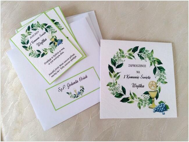 Zaproszenia na komunie