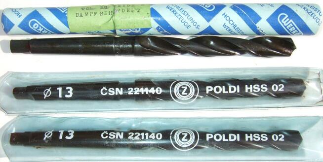 WIERTŁO DO METALU NWKc 12,5 HSS POLDI CZESKIE WERKO BAILDON
