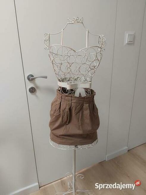 Beżowa, spódniczka mini, Stradivarius, rozm. 38