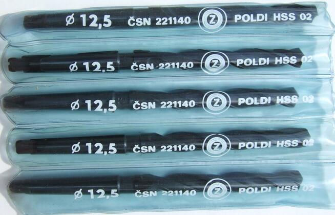 WIERTŁO DO METALU NWKc 12,5 HSS POLDI CZESKIE WERKO BAILDON