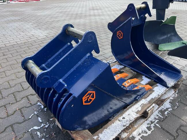 Łyżka do koparki PODSIĘBIERNA AŻUROWA KABLOWA SKARPOWA