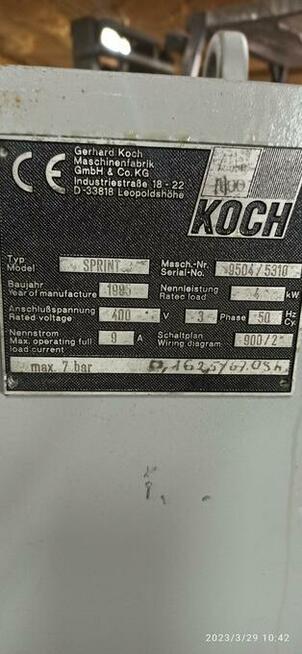 wiertarka wielowrzecionowa Koch 25 automatyczne wrzeciono